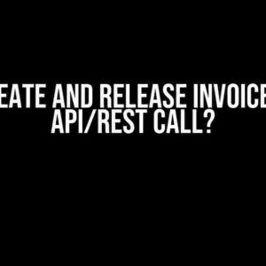 Can I Create and Release Invoices in One API/REST Call?