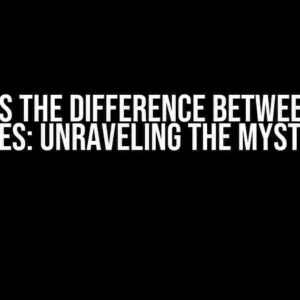 What’s the difference between two types: Unraveling the Mystery